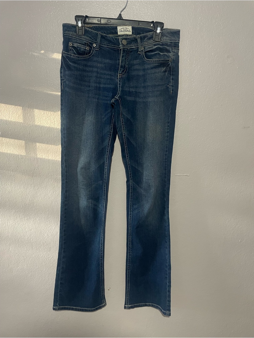 Aeropostale Chelsea Bootcut Jeans - Dark Blue Wash